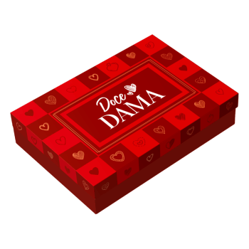 Jogo Caixa Amor Doce Dama 10 Doces - Ideia Embalagens