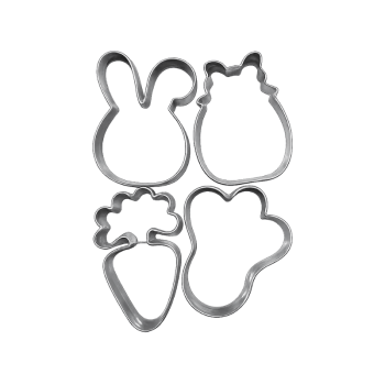 Kit Cortador Inox Páscoa c/ 4 unidades - RR Cortadores
