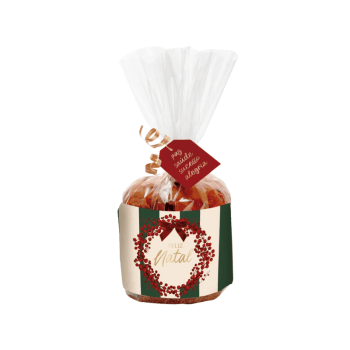 Kit Panetone Frutas Vermelhas Feliz natal 100g c/ 10 unidades - Cromus