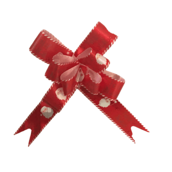 Laço Pronto Natalino Papai Noel 18mm c/10 Unidades - Cromus