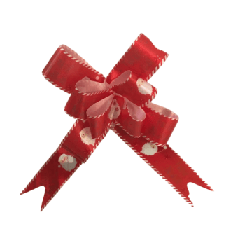 Laço Pronto Natalino Papai Noel 22mm c/10 Unidades - Cromus