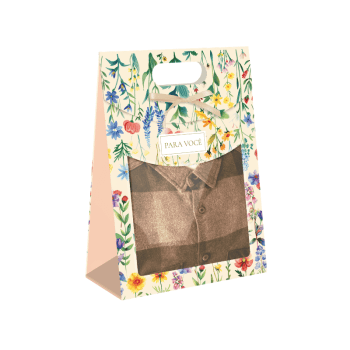 Maleta c/ Visor Atelier das Flores 19x9x26 cm - Ideia Embalagens