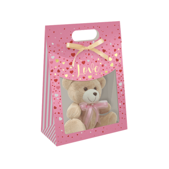 Maleta c/ Visor Love 19x9x26 cm - Ideia Embalagens