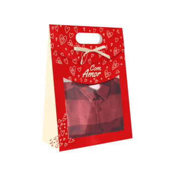 Maleta c/ Visor Suspiro de Amor 19x9x26 cm - Ideia Embalagens