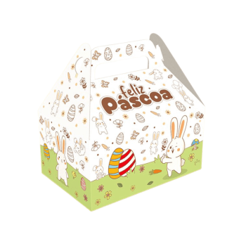Maletinha Páscoa Colorir 12x8x12 cm - Ideia Embalagens