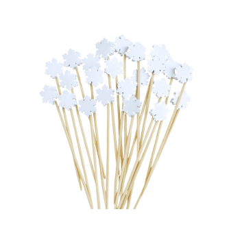 Palitos Aperitivos Flocos de Neves 12 cm c/ 50 unidades - Tuut