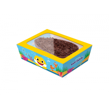 Caixa para Ovo de Colher 500g - Baby Shark- Cromus