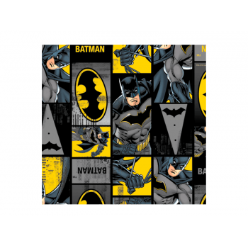 Papel Metalizado Batman 69x89 cm c/ 5 unidades - Cromus