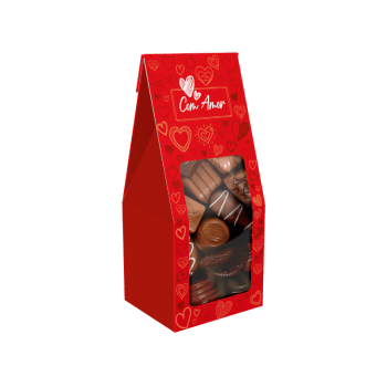 Saco c/ Visor Practice Com Amor 8x7x19 cm - Ideia Embalagens