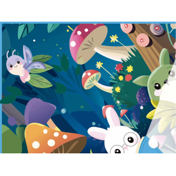 Saco Express Fábula Doce Azul 24x24 cm c/ 25 unidades - Cromus