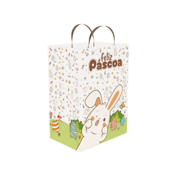 Sacola Páscoa Colorir 18x12x25 cm - Ideia Embalagens