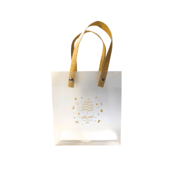 Sacola Pvc Feliz Natal 13,5x15x7 cm - Tuut