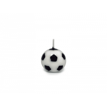 Vela de Aniversário Bola de Futebol c/ 6 unidades - Silver Festas