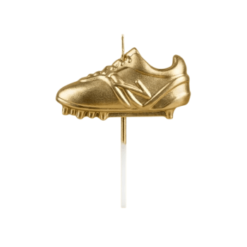 Vela de Aniversário Futebol Chuteira Dourada - Silver Festas