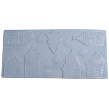 Forma de Acetato Decorativa de Natal N10237 - Bwb