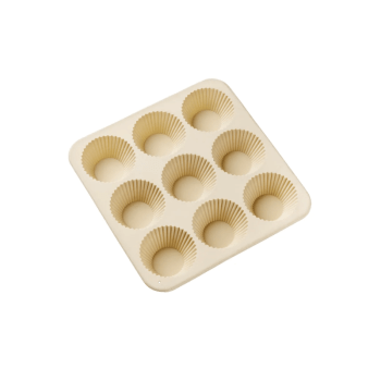 Forma de Silicone para Cupcake Bege - Allonsy 