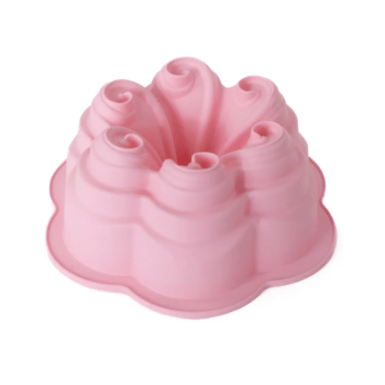 Forma de Silicone Redonda Flor - Allonsy