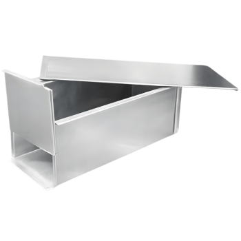 Forma Festival de Fatias c/ Tampa 30x10x10 cm Alumínio - Caparroz