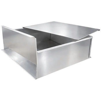 Forma Festival de Fatias c/ Tampa 30x20x10 cm Alumínio - Caparroz