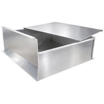 Forma Festival de Fatias c/ Tampa 30x30x10 cm Alumínio - Caparroz