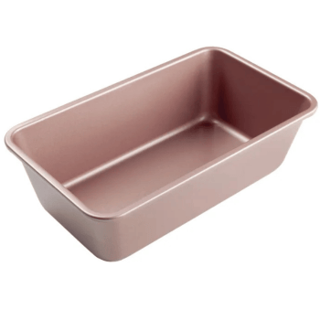 Forma para Bolo em Aço Carbono Rosa Gold 24x14x7 cm - Allonsy