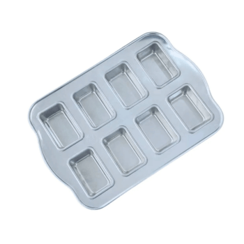 Forma  para Brownie/Bisnaga c/ 8 Cavidades Aluminio 39x27,5 cm - Caparroz