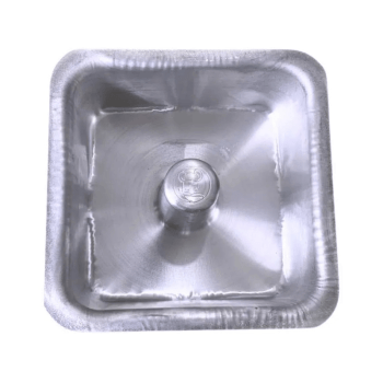 Forma para Torta Suiça Quadrada em Aluminio 20x7 cm Unidade - Caparroz