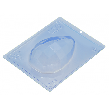 Forma Prática com Silicone Ovo Facetado 350g N93 - Porto Formas 