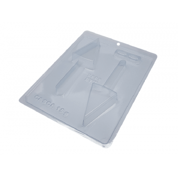 Forma Prática com Silicone Pirulito Gourmet Triângulo N9889 - Bwb Forma Prática com Silicone Pirulito Gourmet Triângulo N9889 - Bwb