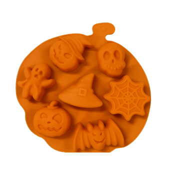 Forma Silicone Halloween c/7 cavidades 26x25,7 cm - Prime Chef