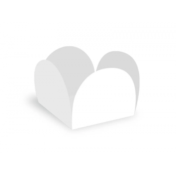 Forma para Doce Caixeta Branca 3,5 cm c/ 50 unidades - Ultrafest
