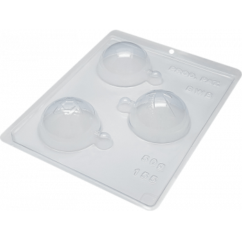 Forma Prática com Silicone Bolas para Enfeite de Natal N155 - Bwb