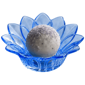 Forminha Flor de Lótus Azul Transparente c/ 30 unidades - Mirandinha