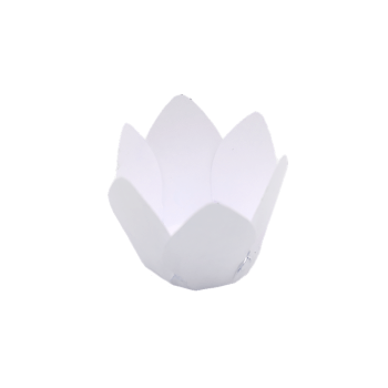 Forminha para Doces Mônaco Branco c/ 50 unidades - Decora Doces
