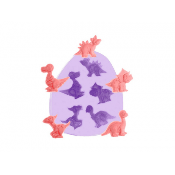 Molde de Silicone Mini Dinossauros - Prime Chef