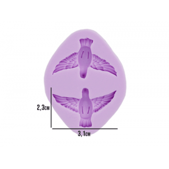 Molde de Silicone Pombas - Prime Chef