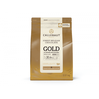 Callets Callebaut Gold Chocolate Caramelo 30,4% 2,01kg