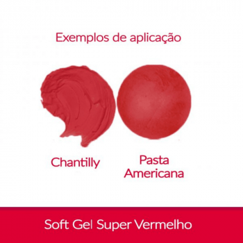 Corante Soft Gel Vermelho Super Forte 25g - Fab!