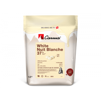 Callets Carma Chocolate Branco Nuit Blanche 37% 1,5kg