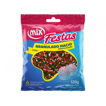 Granulado Macio Misto Natal 120g - Mix