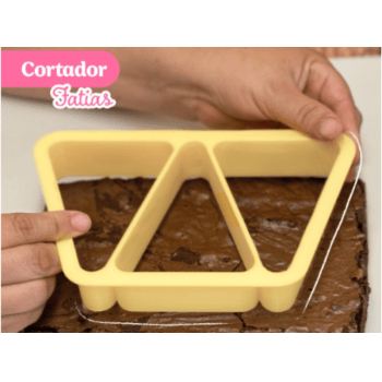 Kit Cortador De Brownie Fatia - Blue Star 