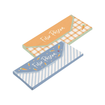 Doce Cartinha para Barra Chocolate 80g Lovely Garden c/ 10 unidades - Cromus