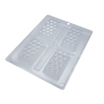 Forma Prática com Silicone Mini Tablete Barra 3D N9904 - Bwb