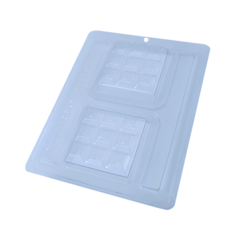 Forma Prática com Silicone Tablete Quadrado N10614  - Bwb