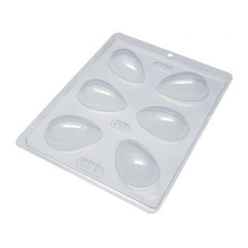 Forma de Acetato para Ovos de Páscoa Liso 50g N221 - Bwb